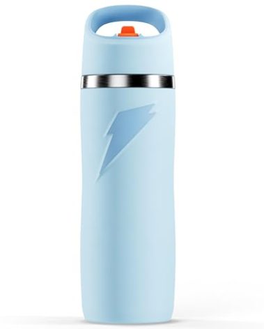 Gatorade 'Overtime' 22oz Stainless Steel Water Bottle, Straw Cap, Blue