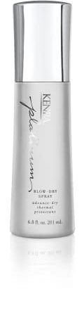 Kenra Professional Platinum Blow-Dry Spray | Time-Saving Heat Protectant | Detangles, Smooths, and Softens | Eliminates Frizz & Resists Humidity | Medium To Coarse Hair | 6.8 fl. oz