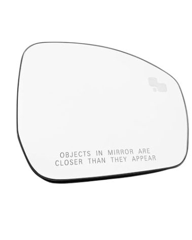 Passenger Right Side Mirror Glass Heated w/Blind Spot Without Auto Dimming Compatible with Land Rover Discovery 2017-2022 for Range Rover 2013-2022 for Range Rover Sport 2014-2022