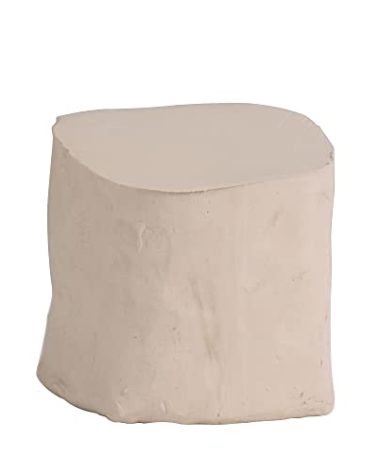 Deouss Mid High Fire White Stoneware Clay for Pottery;Mid Fire Cone 5-7;Ideal for Wheel Throwing,Hand Building,Sculpting;Great for All Skill Levels;Whiteware Clay- Pottery Clay Fires White;5 lbs