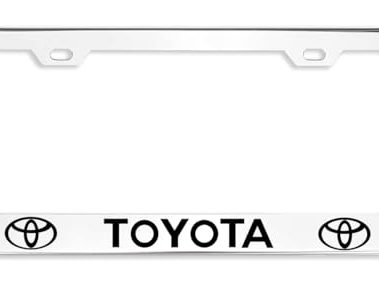 OEM Stainless Steel License Plate Frame for Toyota