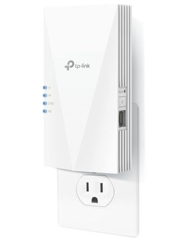 TP-Link AX1500 WiFi Extender Internet Booster(RE500X), WiFi 6 Range Extender Covers up to 1500 sq.ft and 25 Devices,Dual Band, AP Mode w/Gigabit Port, APP Setup, OneMesh Compatible