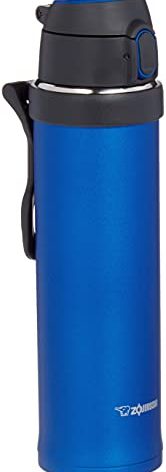 Zojirushi SM-QHE60AK, Flip-and-Go Stainless Mug, 20-Ounce, Cobalt Blue, 1 Count (Pack of 1)