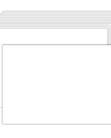 300 Pack White Blank Index Cards 4x6 Thick Paper, Goefun 80lb Heavyweight CardStock Unlined Notecards for Postcards, Photo Paper, Recipe Cards