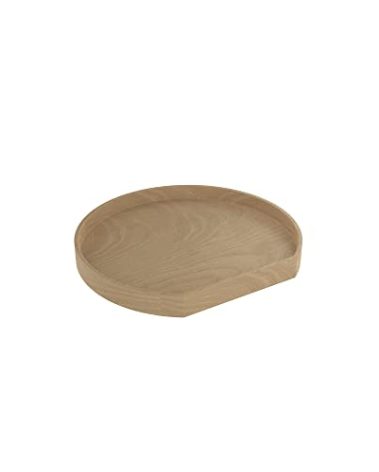 REV-A-SHELF Wood D-Shaped Lazy Susans Shelf for Corner Wall Cabinets