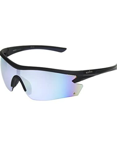 Ironman 2003 Wrap-Around Sport Sunglasses for Men, Metallic Grey, 140mm