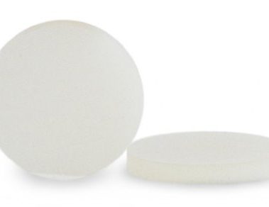 Qorpak CAP-00515 Natural PTFE/Silicone Septa, 24mm Diameter, 0.125" Thick (Case of 100)