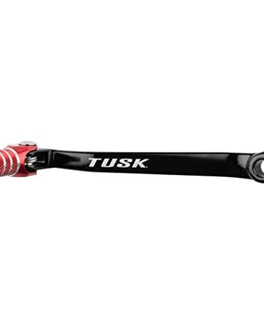 TUSK Folding Shift Lever Black/Red Tip for Yamaha Raptor 700 2006-2021