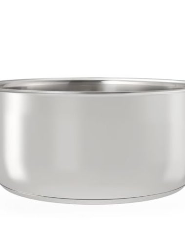 Sicheer Stainless Steel Inner Pot Replacement Insert Liner Accessory Compatible with Ninja Foodi 5 Quart