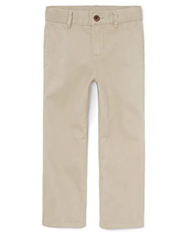 The Children's Place Boys Stretch Chino Pants,Sand Wash Single,14