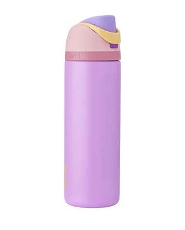 Owala Disney Princess FreeSip Insulated Stainless Steel Water Bottle with Straw for Sports and Travel, BPA-Free Sports Water Bottle, 24 oz, Rapunzel