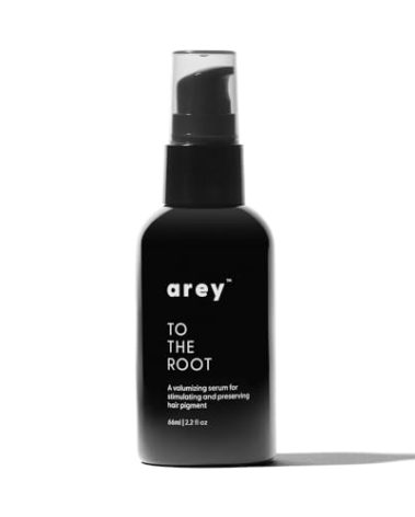 Arey To The Root Hair Serum for Women & Men | Slows Grey Hair Growth & Preserves Pigment in 3-6 Months | Promotes Healthier Hair & Adds Volume | Vegan, Oil-Free, Scent-Free Formula (1 Month)