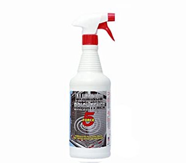 Force 5 Aluminum Brightener. Cleaner & Restorer, Aluminum Boat Cleaner - Perfect for Pontoon Boats, Jon Boats & Canoes 32oz