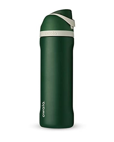 Owala Harry Potter FreeSip Insulated Stainless Steel Water Bottle with Straw, BPA-Free Sports Water Bottle, Great for Travel, 24 Oz, Slytherin