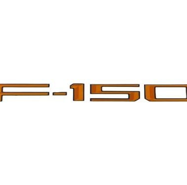 Eurosport Daytona- Compatible with 2021-Current, Ford F150 Standard Tailgate Letters (Tremor Edition)