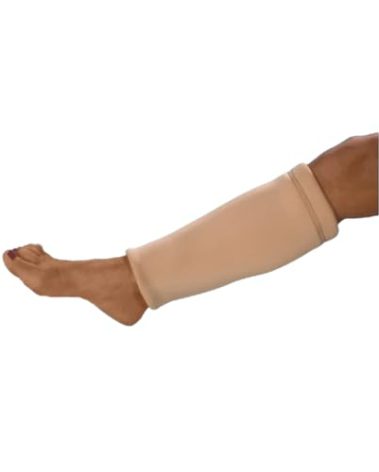 DermaSaver Shin Tube ST1350M – Protective Leg Sleeve for Skin Tear & Pressure Relief – Breathable, Soft & Comfortable – Medium (12–15")