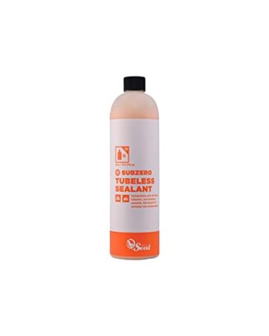 Orange Seal - Subzero Formula Tubeless Bike Tire Sealant | Effective Down to -20 Fahrenheit | for Fat Bike, MTB, Road, CX and Gravel Bicycle Tires | 16oz Refill