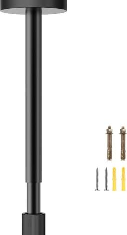 Aurzen Projector Ceiling Mount with New Gimbal, 15.75" - 23.62" Adjustable Length, ¼-Inch Screw, Compatible with TMY, HAPPRUN, Yaber, Epson & Most Projectors, Ceiling/Wall Use with Adjustable Angle