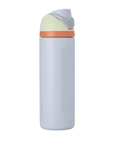 Owala FreeSip Insulated Stainless Steel Water Bottle with Straw for Sports, Travel, and School BPA-Free Sports Water Bottle, 24 oz, Beach House