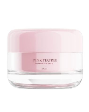 aplin Pink Tea Tree Intensive Cream - 50g/Skin Moisturizer/Facial Moisturizers/1.7 Oz, CICA, Allantoin, Korean Skin Care, Moisturizer, Hydrating