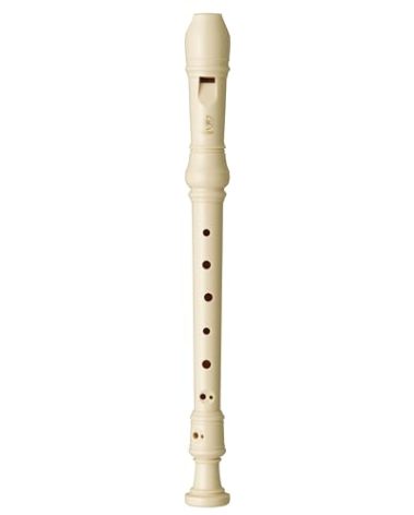 FLAUTA DULCE SOPRANO - Yamaha (YRS24B) DO,Didigitacion Barroca,Est,resina ABS, 3 Piezas, color Marfil