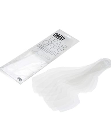 100% Standard Tear-Offs - Racecraft 1, Accuri 1, Strata 1 Compatible (20 Pack)