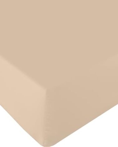 Utopia Bedding Full Fitted Sheet - Bottom Sheet - Deep Pocket - Soft Microfiber - Shrinkage and Fade Resistant - Easy Care -1 Fitted Sheet Only (Beige)