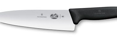 Victorinox Swiss Army 5.2063.20-X14 Fibrox Chef's Knife Black 8 in