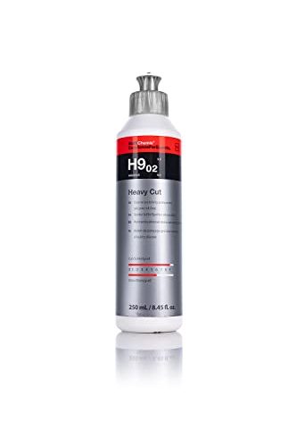 KOCHCHEMIE Heavy Cut Coarse Polishing Compound v2- Silicone-Oil-Free; Fast Reworking of Heavily Weathered Paintwork and Deep Scratches; Ideal for Soft and Scratch-Proof Paint (250ml)