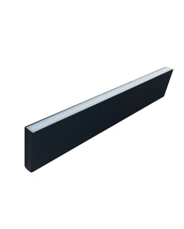 LUMENGY Paver Light Slim 0.5x14 Inch Glare-Free Steel Brick Lighting for Pavers, Walls, Driveway & Pathway Borders 5000K Warm White, Waterproof, Drive-Over Rated - 12V AC/DC