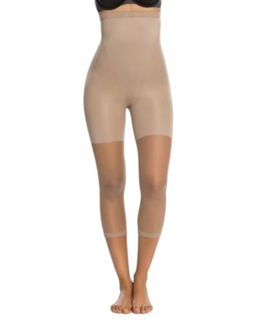 Spanx Shapewear For Women Original High-Waisted Footless Tummy Control Shaper (Regular and Plus Sizes) Nude G