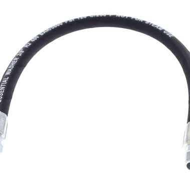 Essential Washer Pressure Washer Hose Whip | 5800 PSI | Heavy Duty High Pressure Water Hose with 3/8" Male NPT Fixed and Swivel Ends (2 Feet)