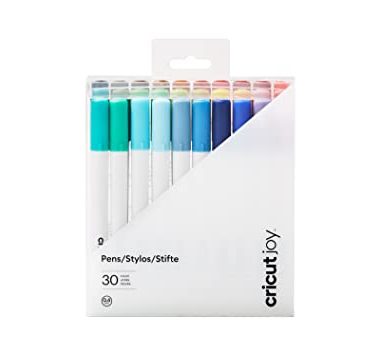 Cricut Joy™ Fine Point Pens 0.4 mm, Ultimate Sampler (30 ct)