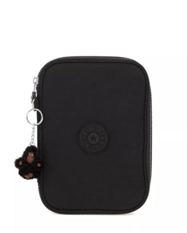 Kipling Womens 100 Pens Printed Case, Organize Accessories, Art Supplies, Makeup, Travel, True Black, 8.25 L X 6 H X 2 D US