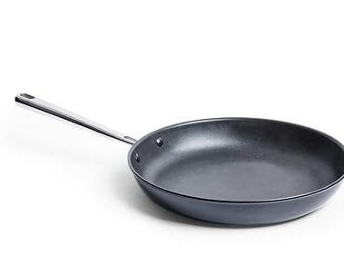 Misen Nonstick Frying Pan - Premium Skillet with PFOA-Free Coating - Ideal for Omelettes, Eggs, and Induction Cooking - Durable Aluminum Core, Warp-Resistant Design, and Oven-Safe to 450°F - 10"