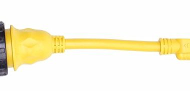 Amp Up Marine & RV Cords 125v 30 Amp Female x 15 Amp Male Marine Shore Power Cord Pigtail Boat Adapter - 21103
