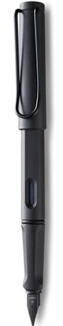 Lamy Safari Fountain Pen, Charcoal Medium Nib (L17M)