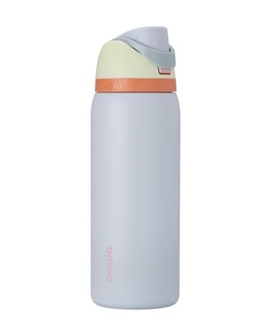 Owala FreeSip Insulated Stainless Steel Water Bottle with Straw for Sports, Travel, and School BPA-Free Sports Water Bottle, 32 oz, Beach House