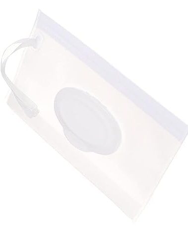 Baby Wipe Case Travel Holder Keeps Wipes Moist Set of Wet Wipes Holders Cases Portable Travel On The Go Refillable Dispenser Container Diaper Wipe Holders