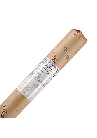 Arches Watercolor Paper Roll 51in x 10yd Natural White 100% Cotton Paper - 156lb Hot Press Watercolor Paper Roll - Arches Art Paper for Watercolor Gouache Ink Acrylic and More