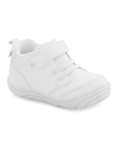 Stride Rite 360 Boys Taye 2.0 First Walker Shoe, White, 6 Toddler