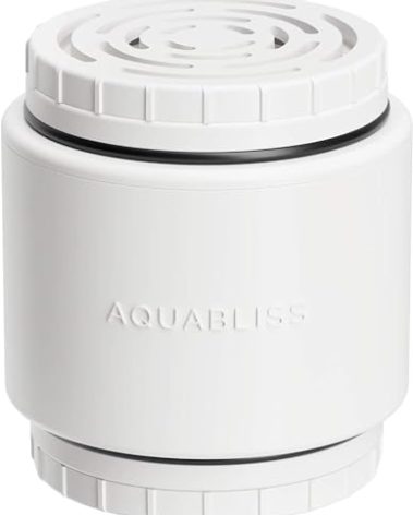 AquaBliss HD Multi Stage Shower Filter Replacement Cartridge for SF400 & SF500-48x Heavy Duty Detox Power. Kiss Itching, Breakage & Dullness Goodbye. Reduce Rust, Chlorine, Toxins. 3-Pack (SFC500)