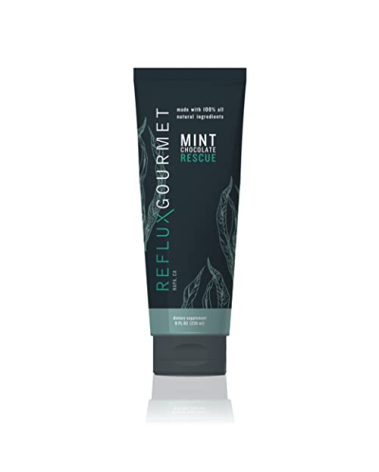 REFLUX GOURMET - Mint Chocolate Rescue All-Natural Alginate Therapy, Acid Reflux, GERD, LPR, Heartburn Relief, Made from All Natural Ingredients Considered Safe for Children and Pregnant Women