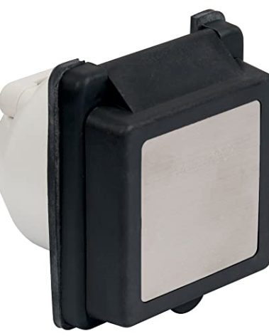 Park Power 301ELRV.BLK Easy Lock Standard RV Power Inlet, 30A,125V, Black