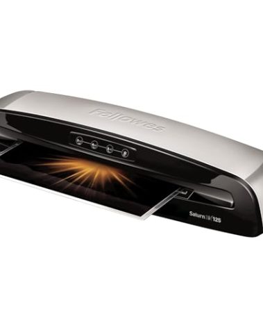 Fellowes Saturn 3i 125 Thermal Laminator Machine for Home or Office with Pouch Starter Kit, 12.5 inch, Fast Warm-Up, Jam-Free Design (5736601)