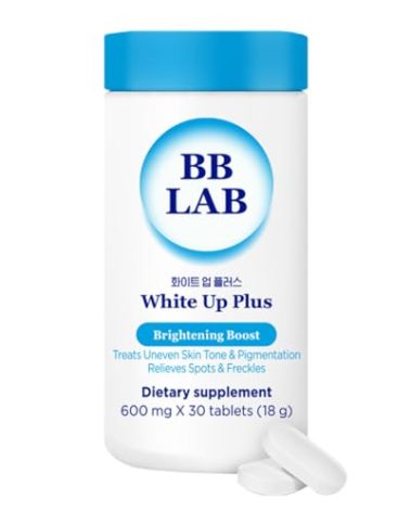 BB LAB White Up Plus Advanced Supplement for Skin Support, Korean Glutathione, L-Cystine, Vitamin C, Dark Spots & Acne Skin