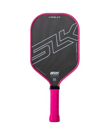 Selkirk Sport SLK Halo Control XL Pickleball Paddle | Raw Carbon Fiber Pickleball Paddles with a Rev-Core Power Polymer Core | Designed for Ultimate Spin & Power | Pink