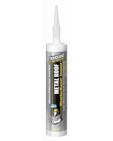 Titebond 62401 Metal Roof Sealant Cartridge, 10.1 oz., Gray