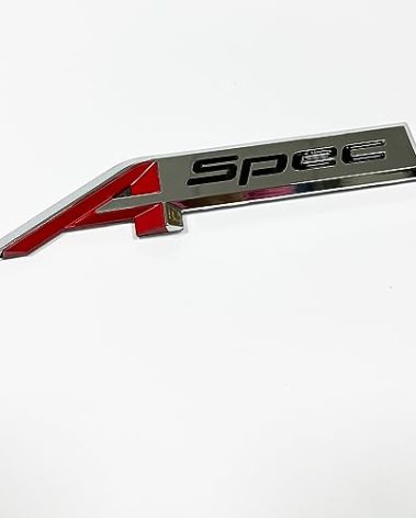 A-Spec Emblem Replacement for Acura A-Spec Side Fender Rear Trunk Badge OEM Size 3D Metal Luxury Sport Decal Stickers 08F20-3S5-200B (Chrome)