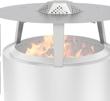 DcYourHome Heat Deflector for Solo Stove Yukon 1.0 2.0 Accessories, for Solo Stove Yukon 27" Deflector, Heat Deflector with Carrying Handle for 27" Other Firepit, 304 Stainless Steel